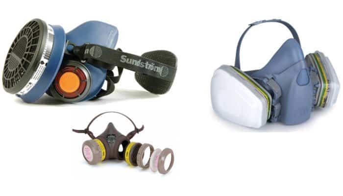 Half mask respirators