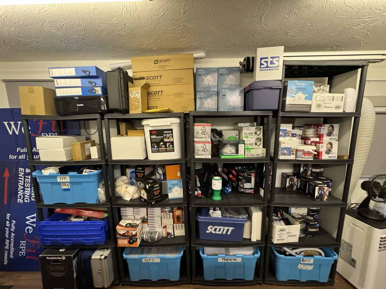 Inside the WeFitRPE office and testing facility