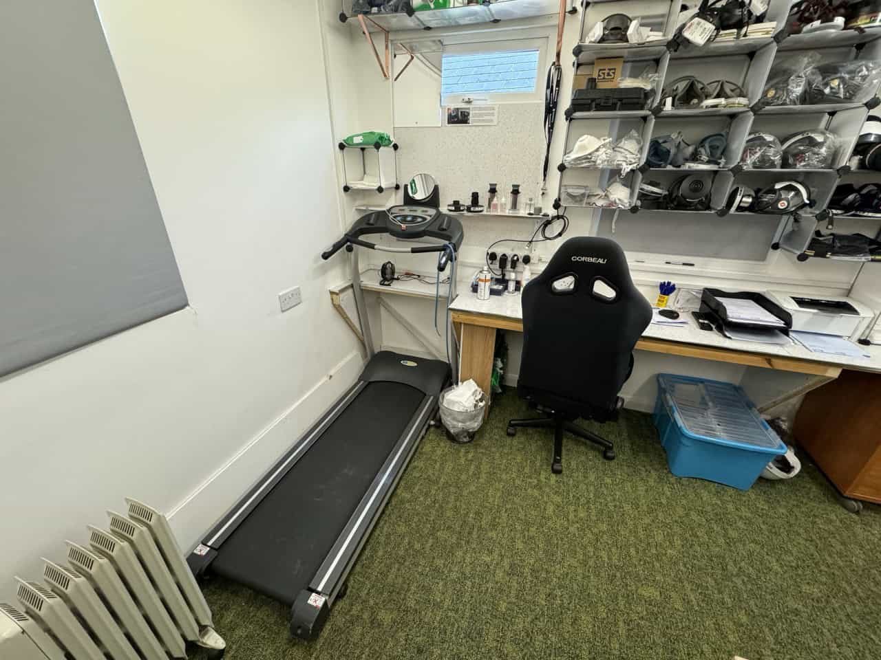 Inside the WeFitRPE office and testing facility
