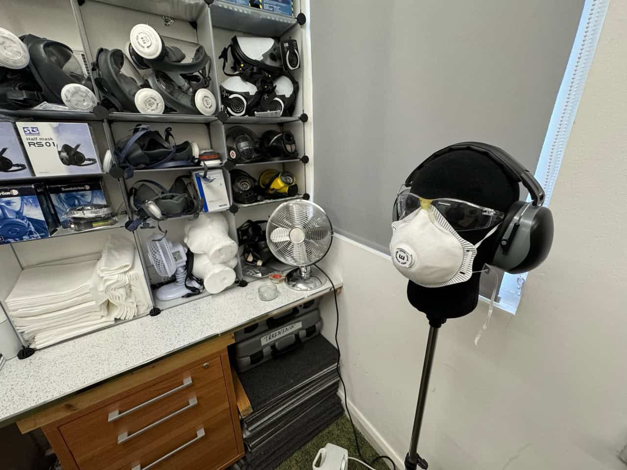 Inside the WeFitRPE office and testing facility
