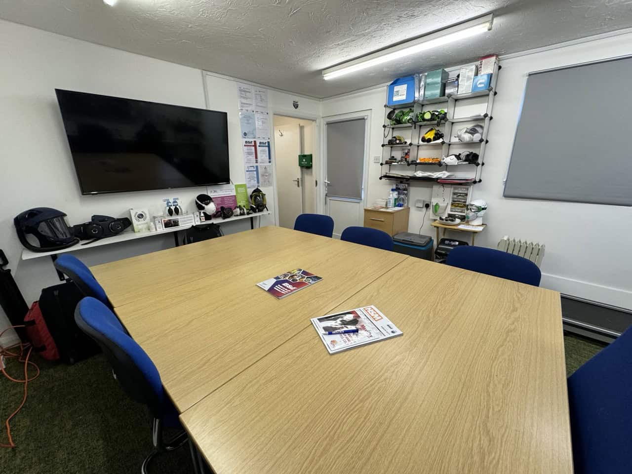 Inside the WeFitRPE office and testing facility