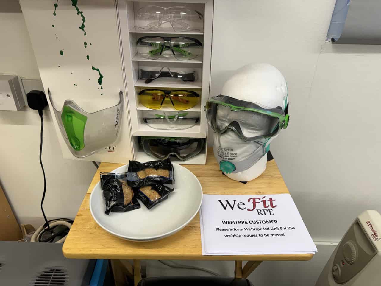 Inside the WeFitRPE office and testing facility
