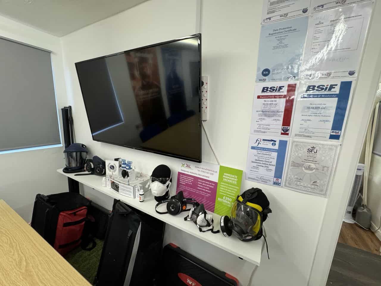 Inside the WeFitRPE office and testing facility